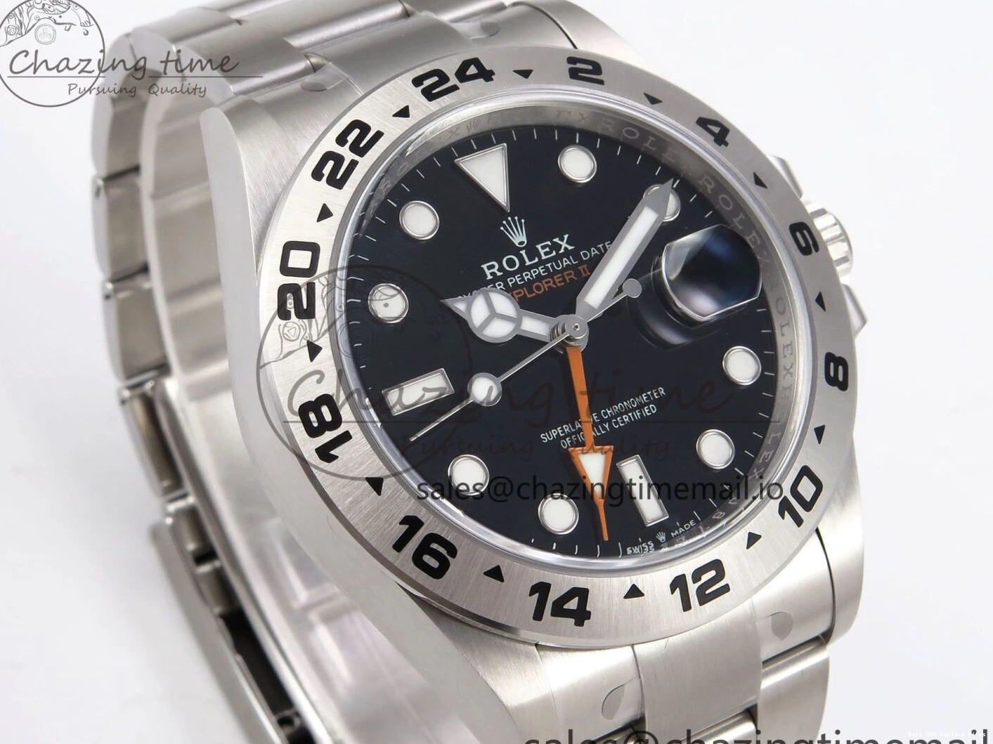 AAA Replica Watches Clean Bracelet 226570 1:1 SS II Upgraded 42mm CHS Best Black Edition Dial Explorer DD3285 904L on 1091 0119